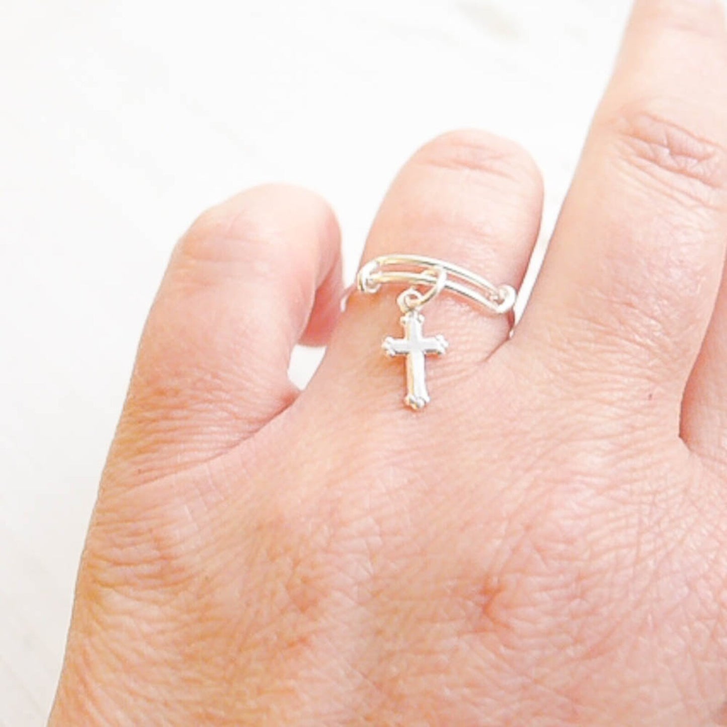 Sterling Silver Adjustable Ring