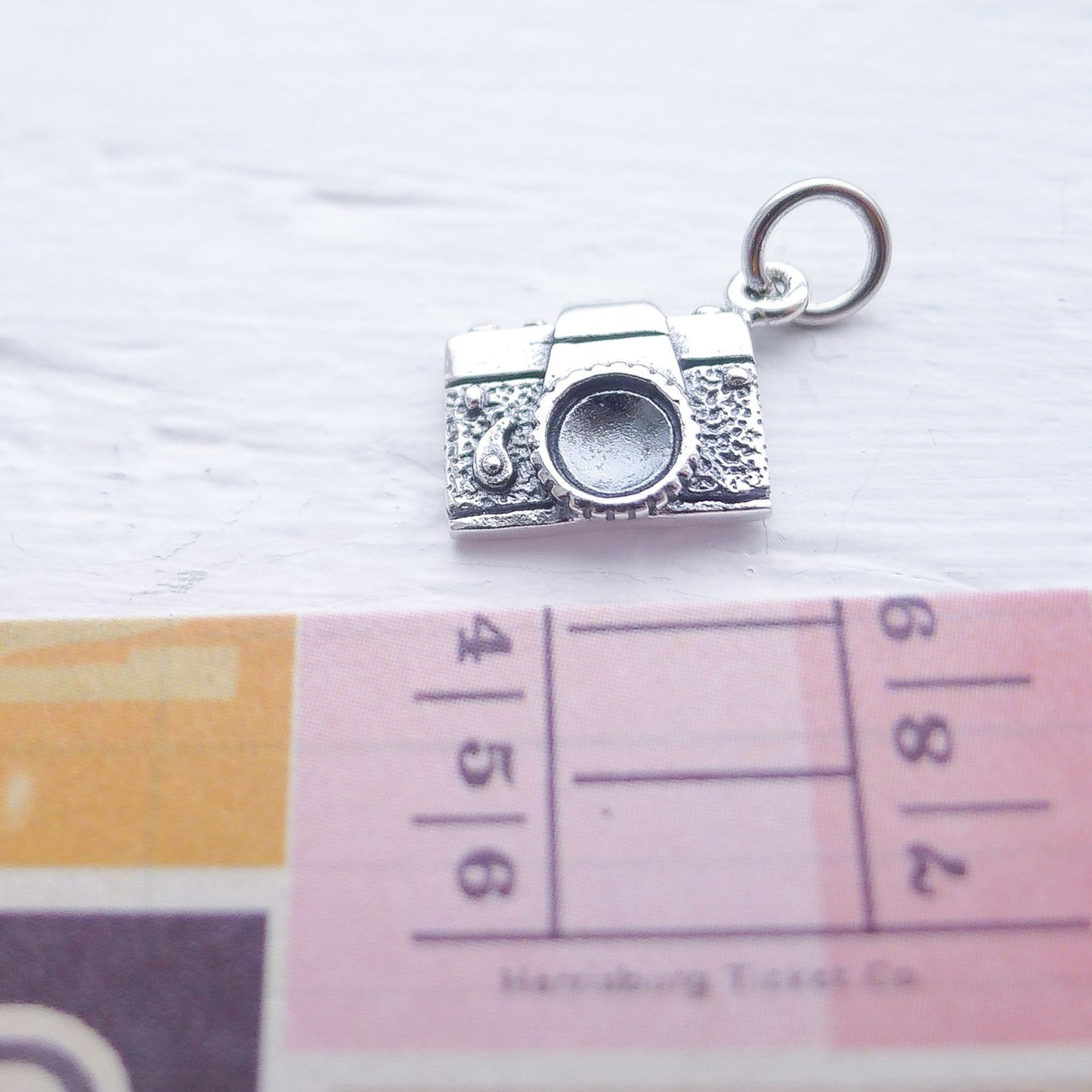 Camera Charm Sterling Silver