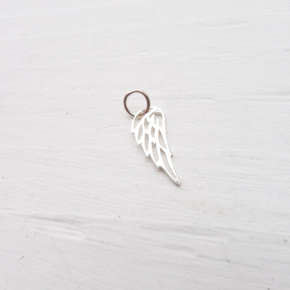 Sterling Silver Angel Wing Charm