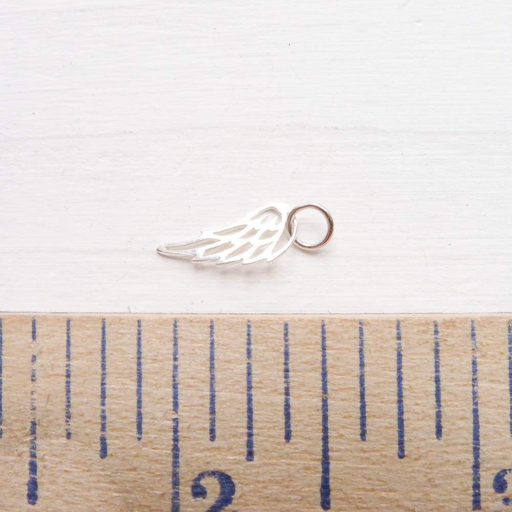 Sterling Silver Angel Wing Charm