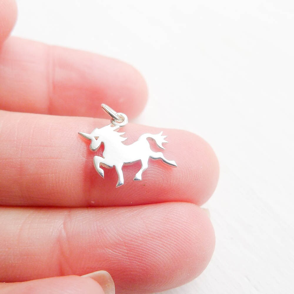 Unicorn Charm Sterling Silver