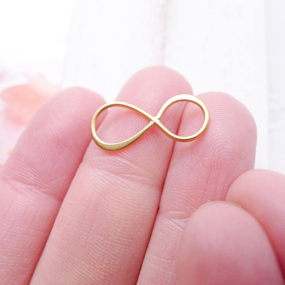 Gold Vermeil Infinity Link Charm