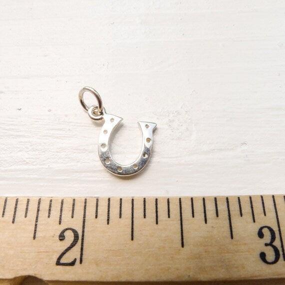 Horseshoe Charm Sterling Silver