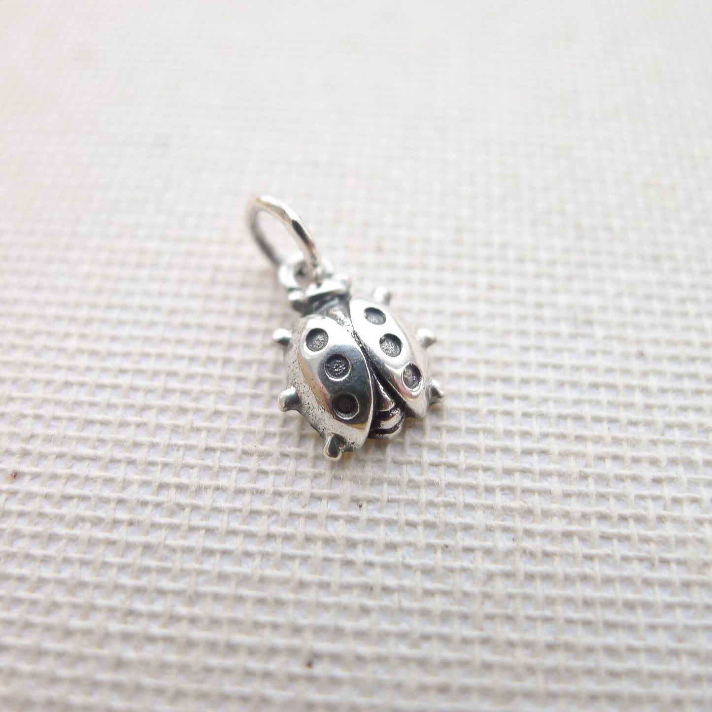 Ladybug Charm Sterling Silver