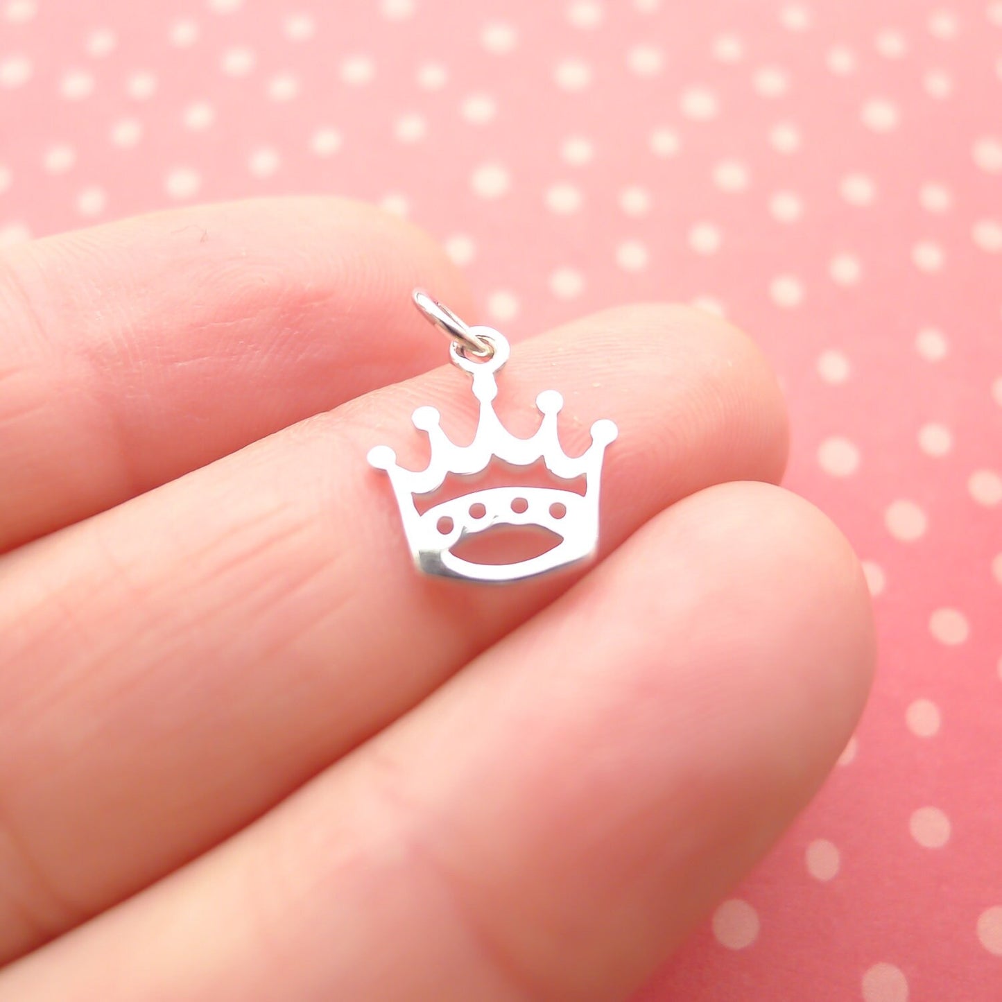 Crown Charm Sterling Silver Princess Queen King Price Jewelry Pendant