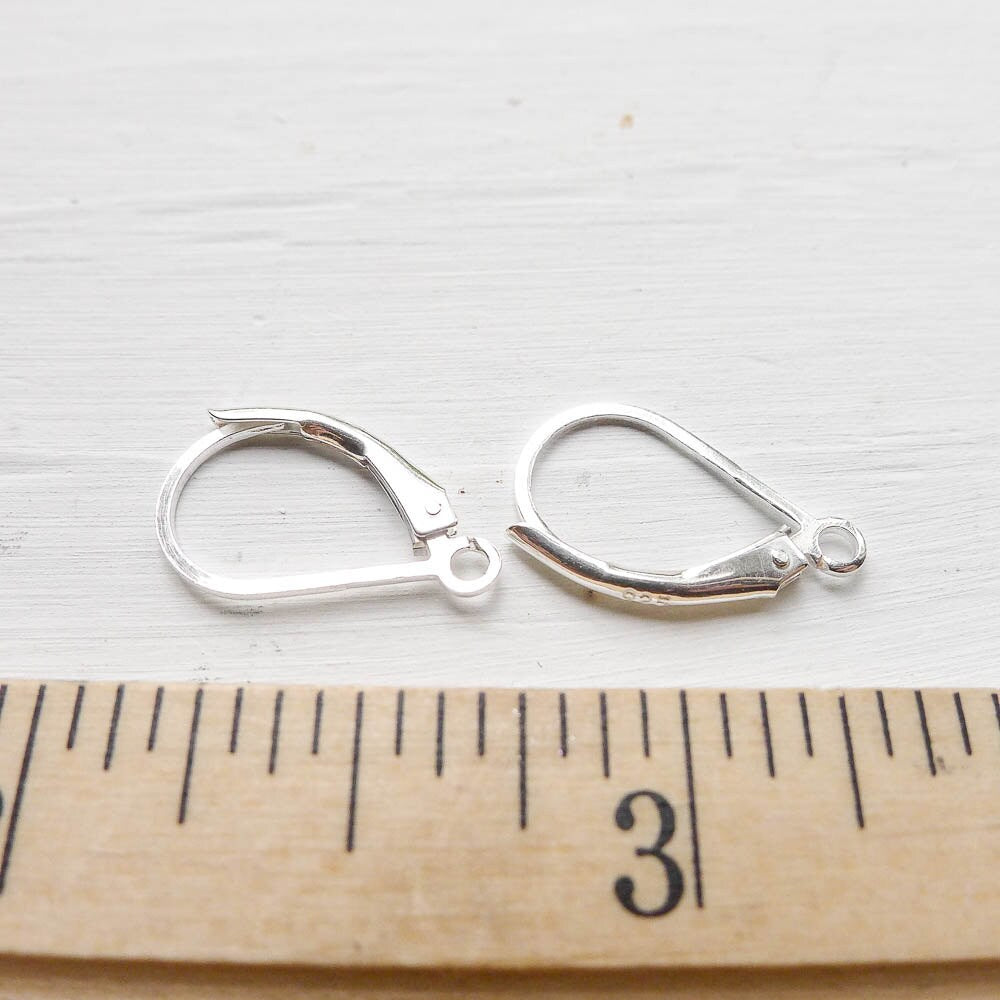 Sterling Silver Leverback Earwires
