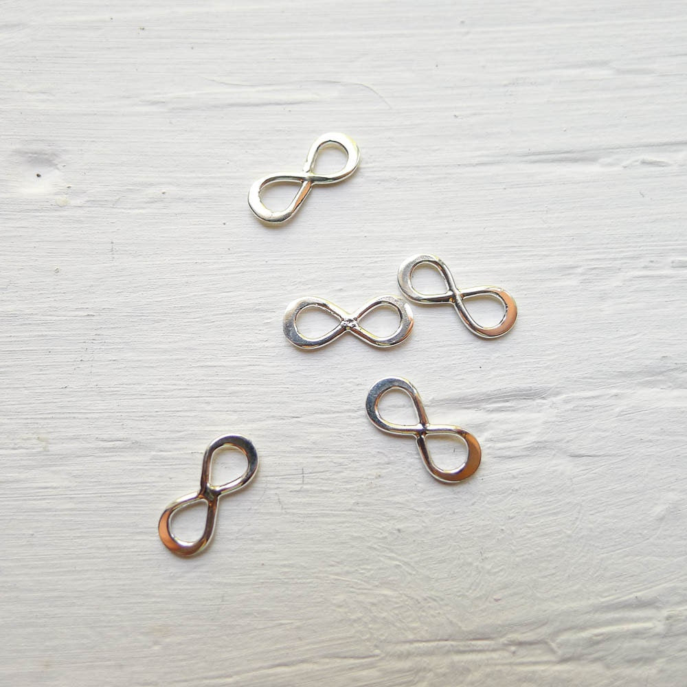 Teeny Tiny Infinity Link Sterling Silver