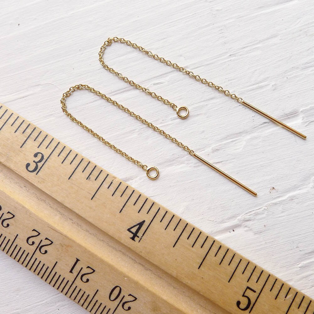 Gold Fill Threader Earwires