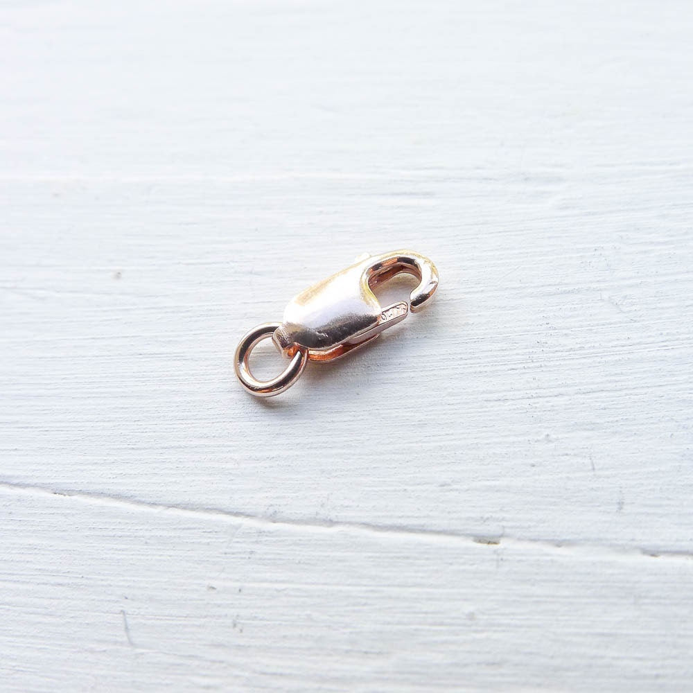 Rose Gold Filled Lobster Clasp Closures