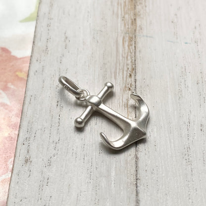 Anchor Pendant Sterling Silver Large
