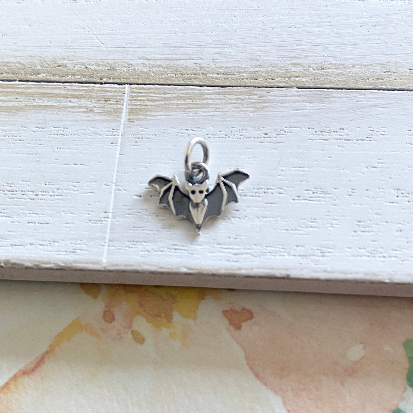 Bat Charm Sterling Silver