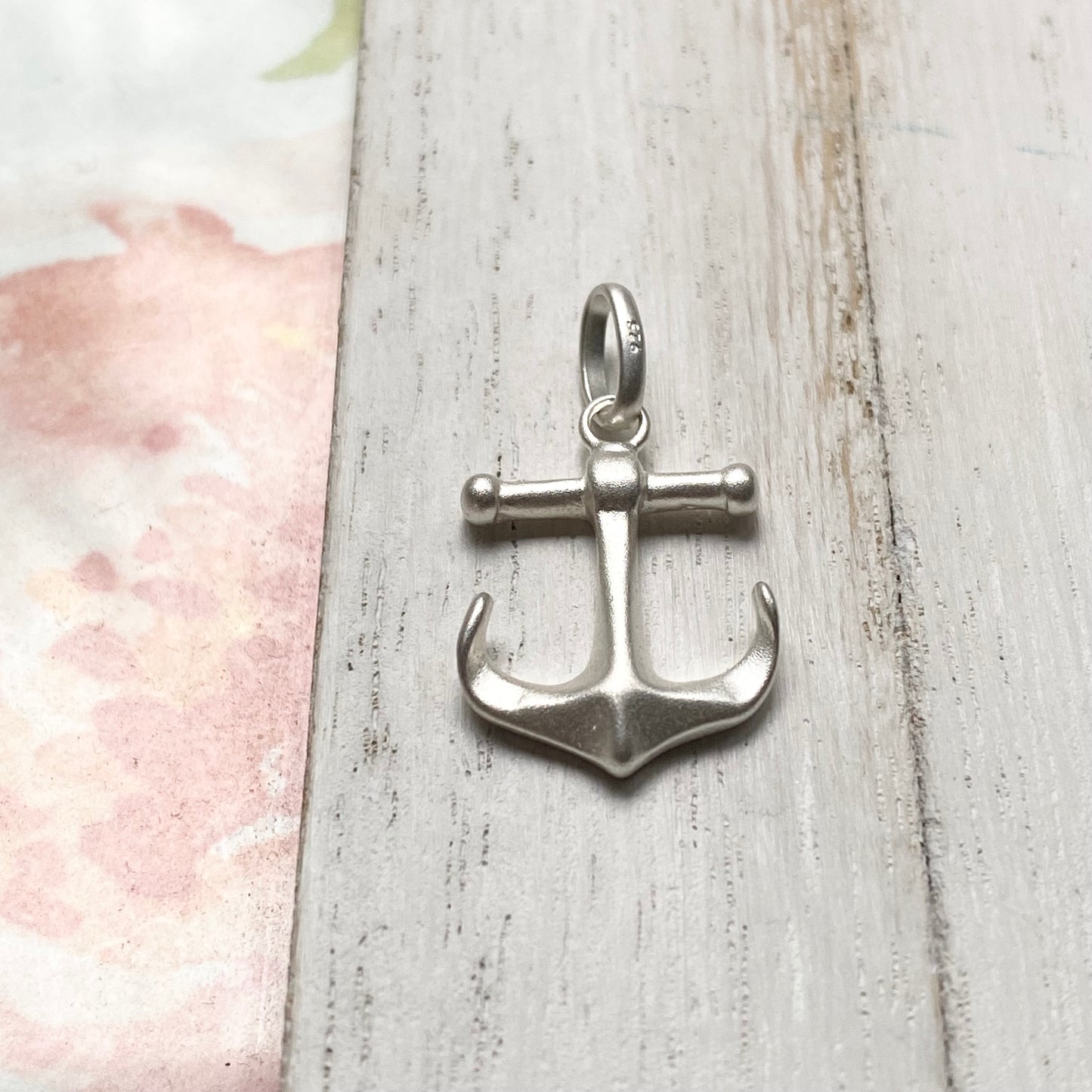 Anchor Pendant Sterling Silver Large