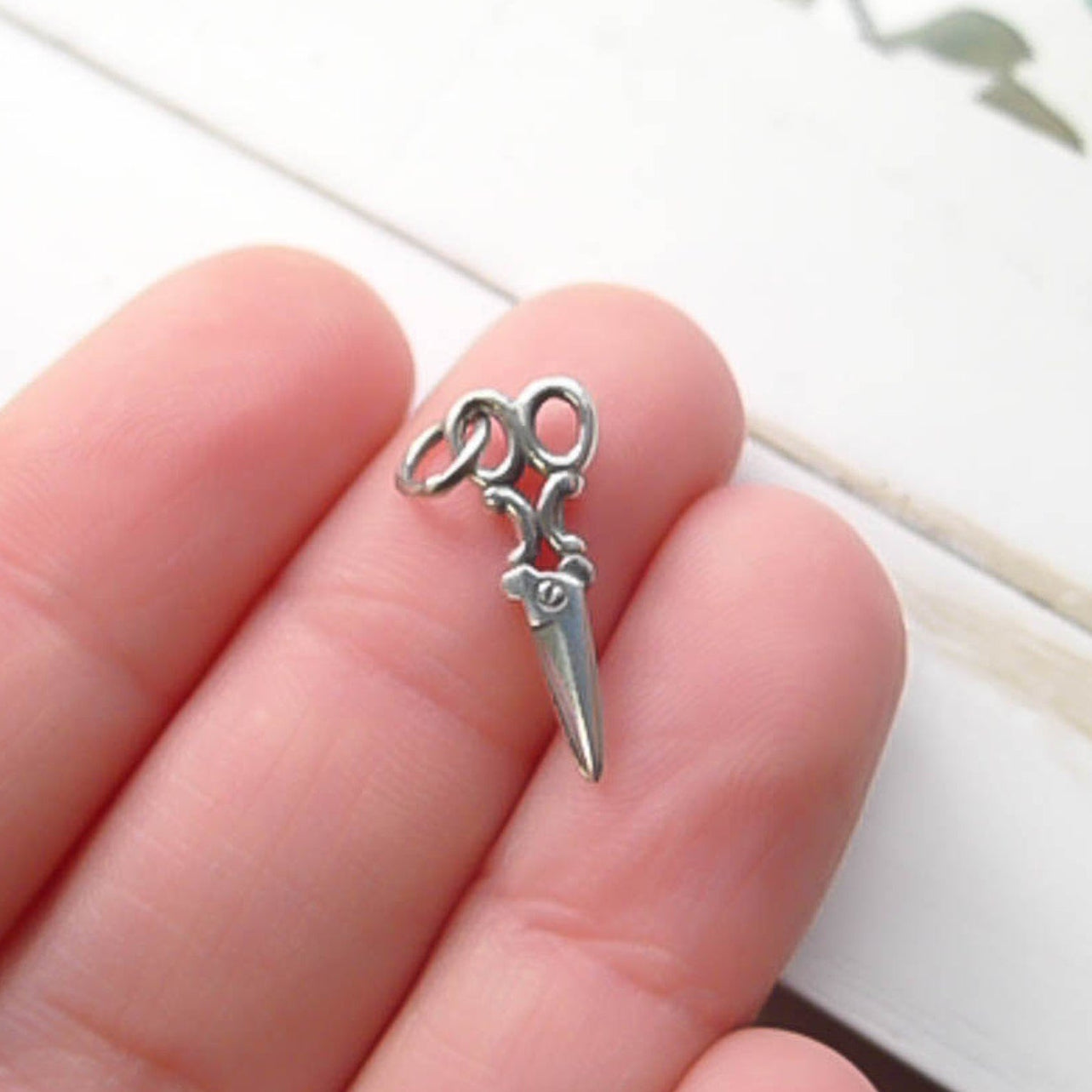 Scissors Charm Sterling Silver