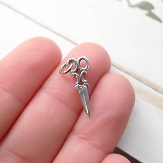 Scissors Charm Sterling Silver
