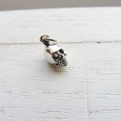 Skull Charm Sterling Silver