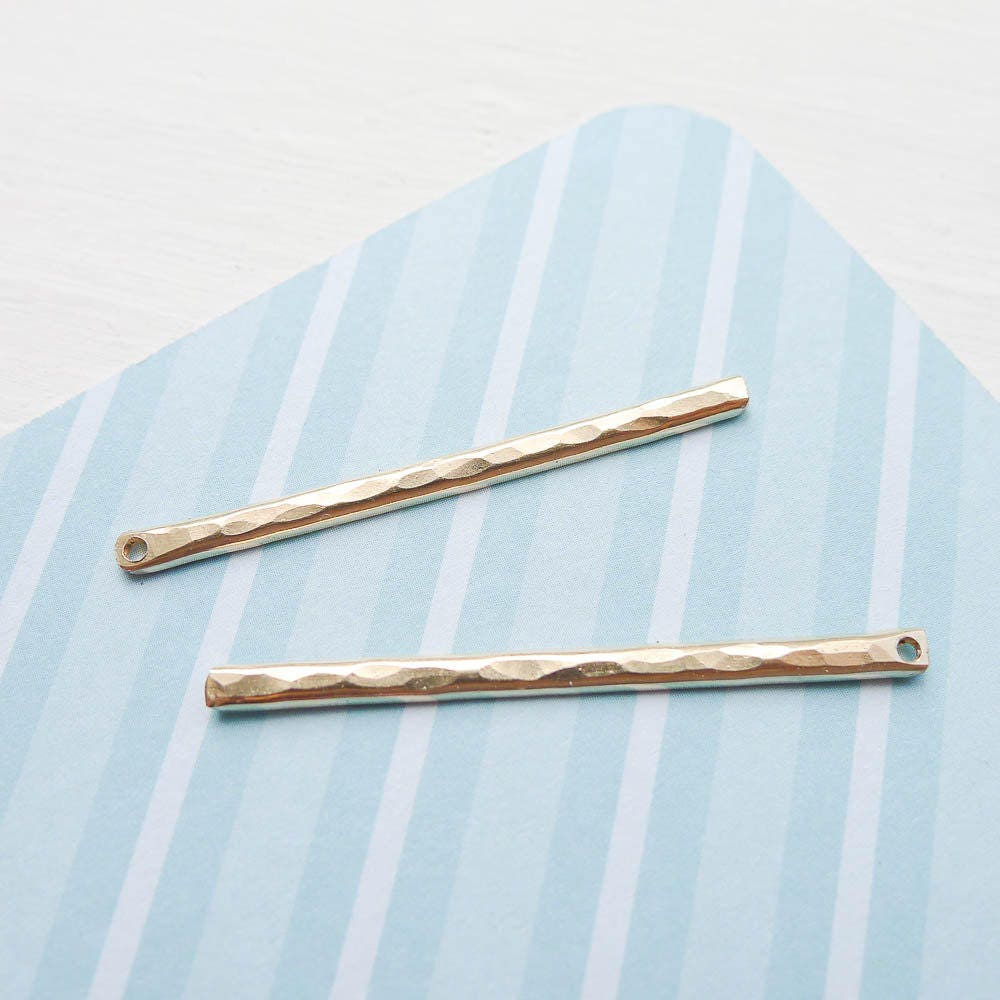 Gold Filled Hammered Sticks