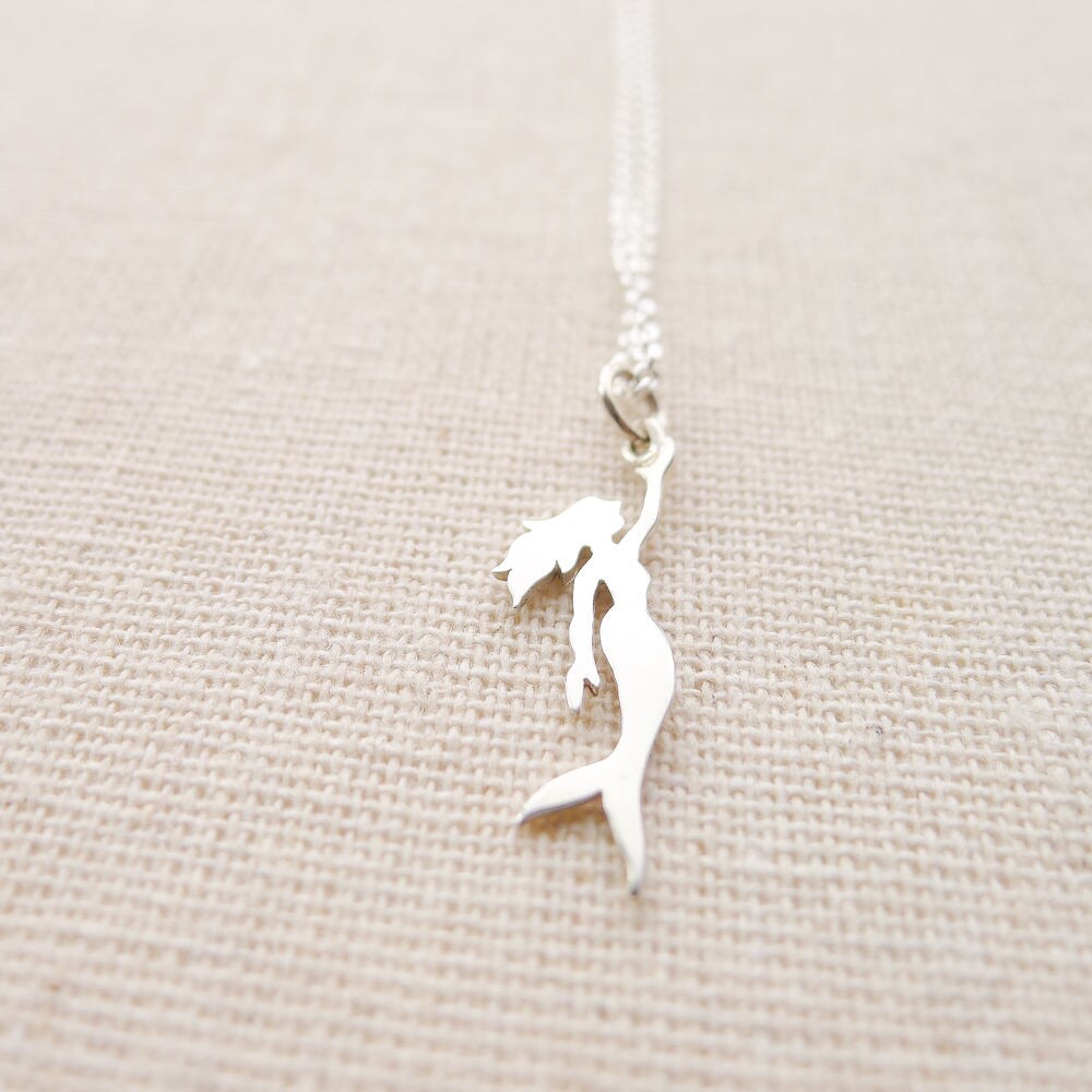 Mermaid Necklace Sterling Silver