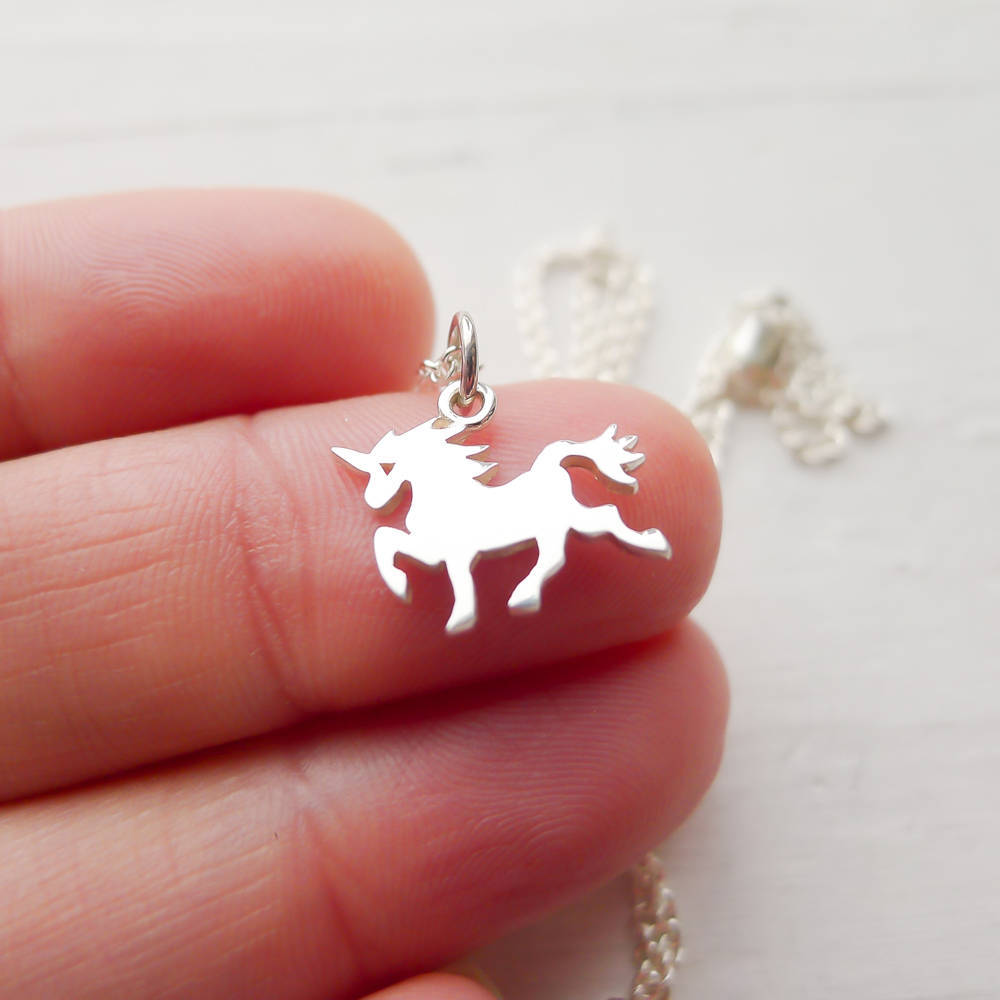 Unicorn Necklace Sterling Silver