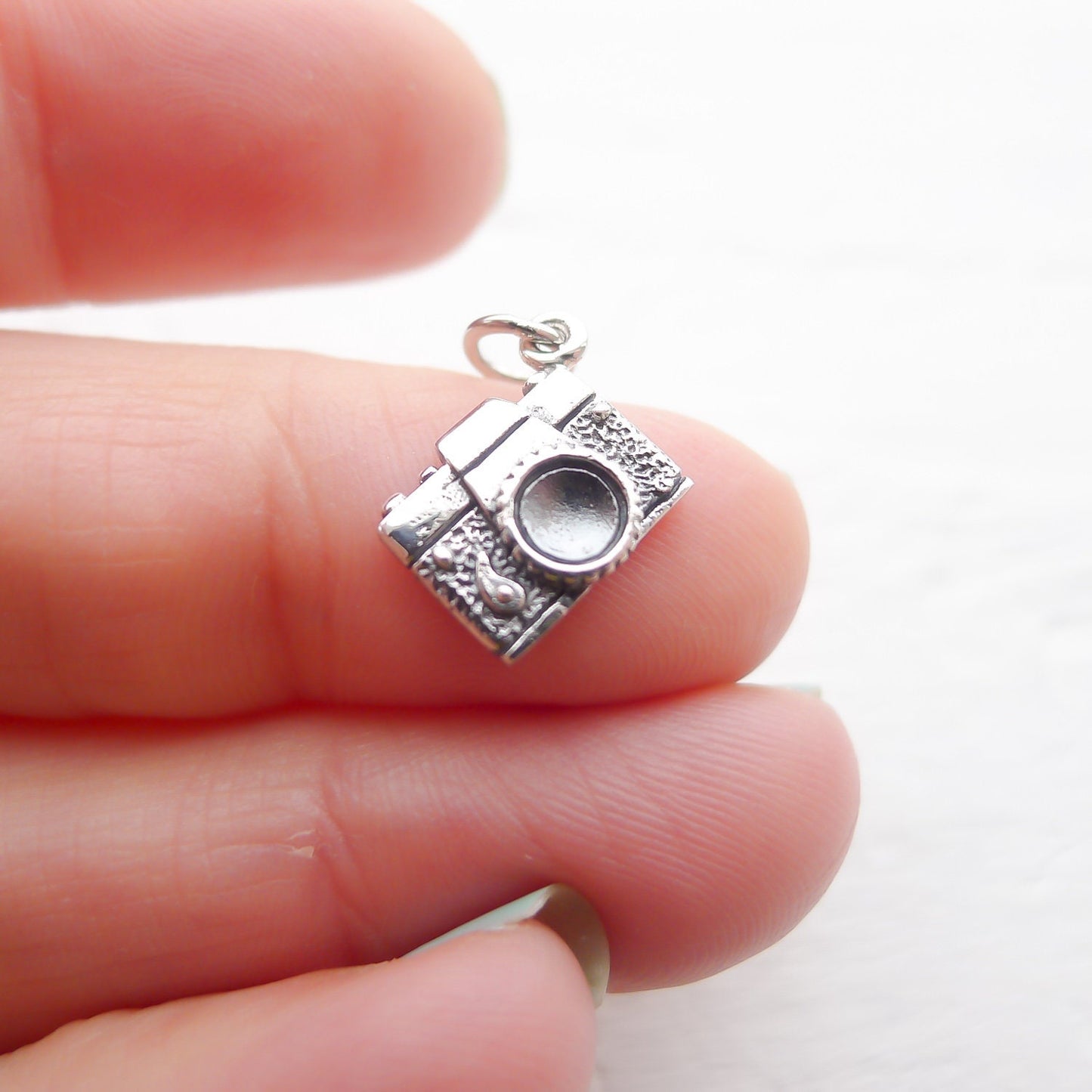 Camera Charm Sterling Silver