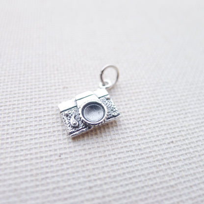 Camera Charm Sterling Silver