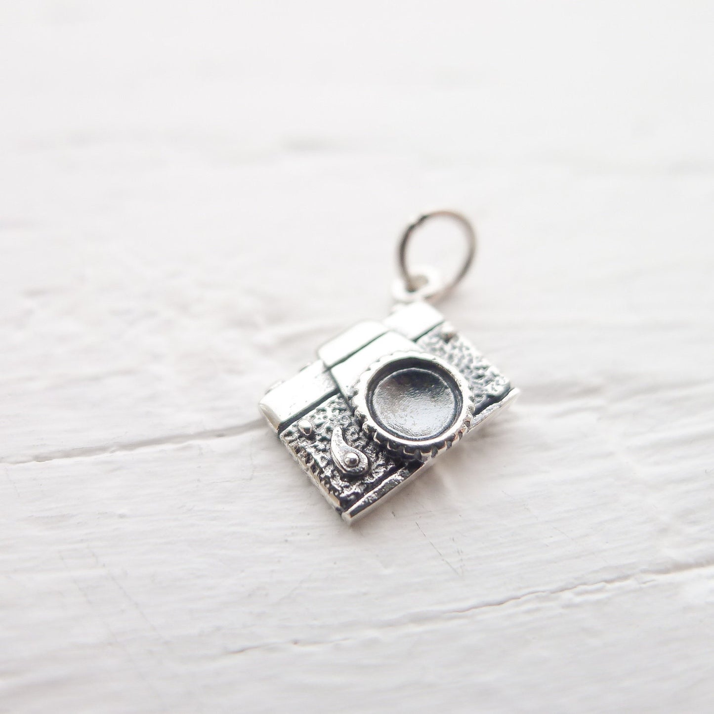 Camera Charm Sterling Silver