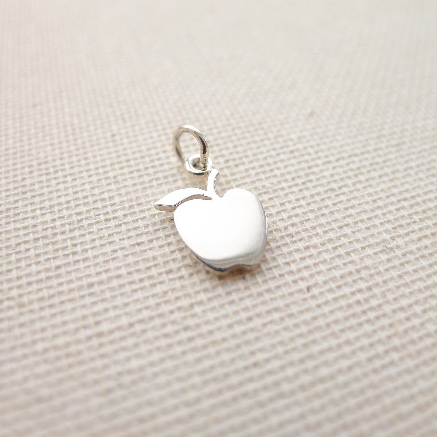 Apple Charm Sterling Silver