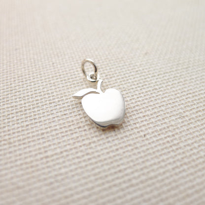 Apple Charm Sterling Silver