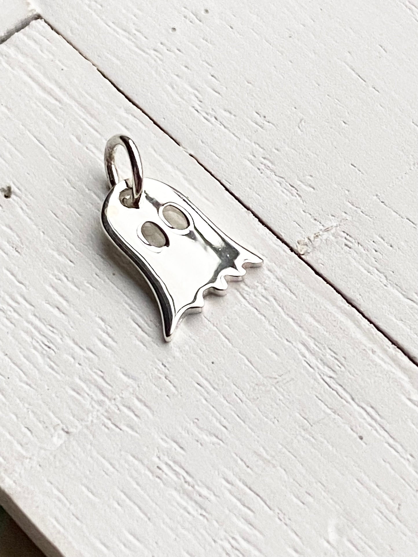 Ghost Charm Sterling Silver