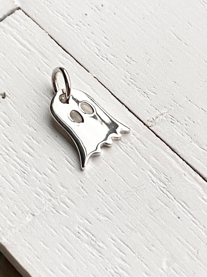 Ghost Charm Sterling Silver