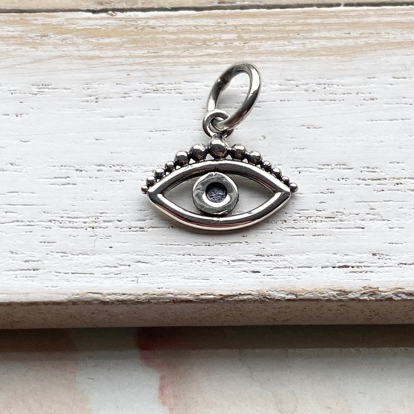 Evil Eye Charm Litte Sterling Silver
