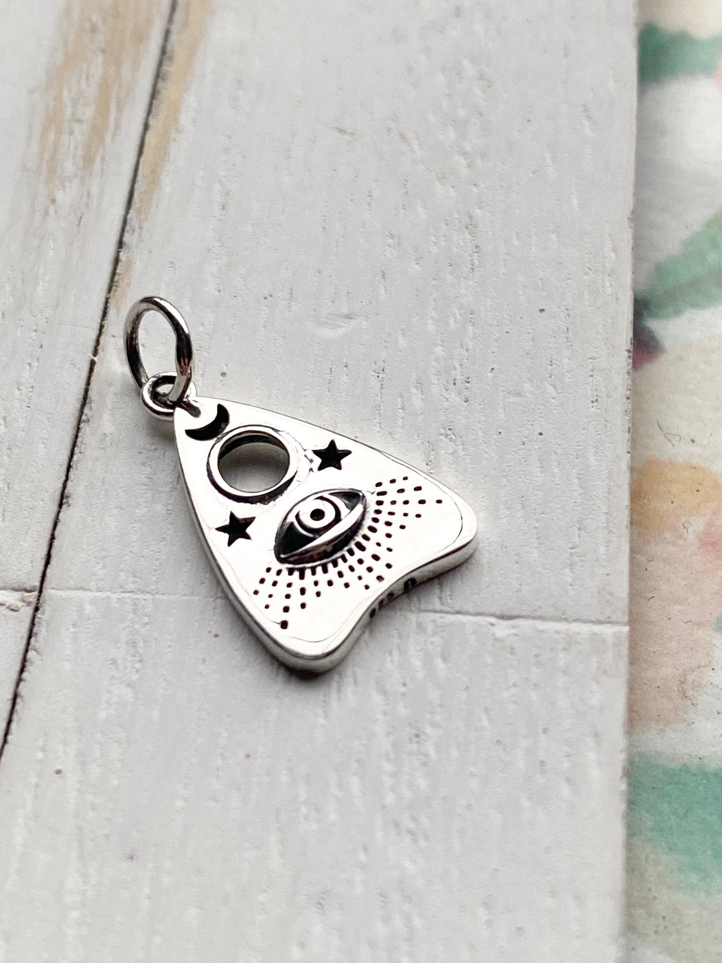 Ouija Charm Sterling Silver