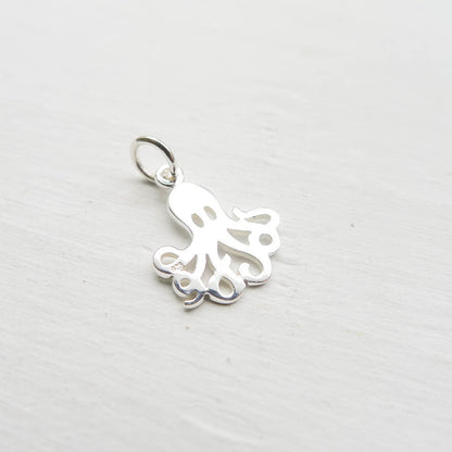 Octopus Charm Sterling Silver