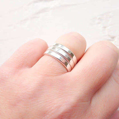 Sterling Silver 3mm Blank Stamping Rings