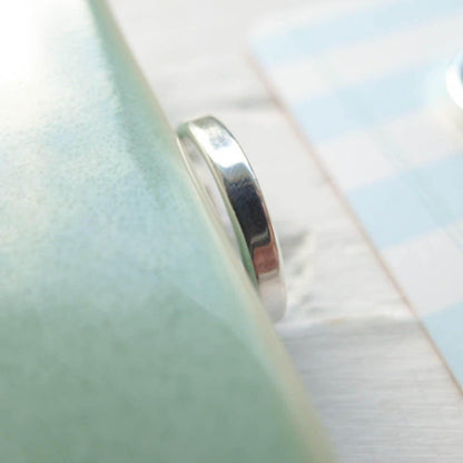 Sterling Silver 3mm Blank Stamping Rings