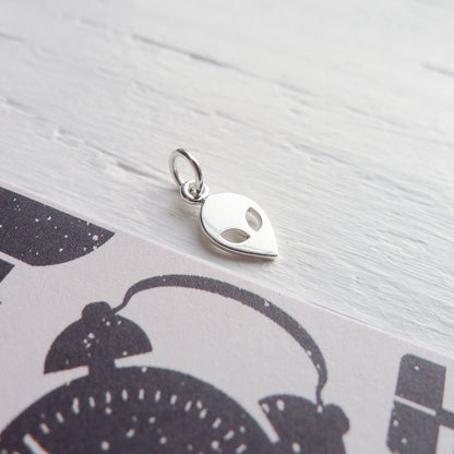 Alien Charm Sterling Silver