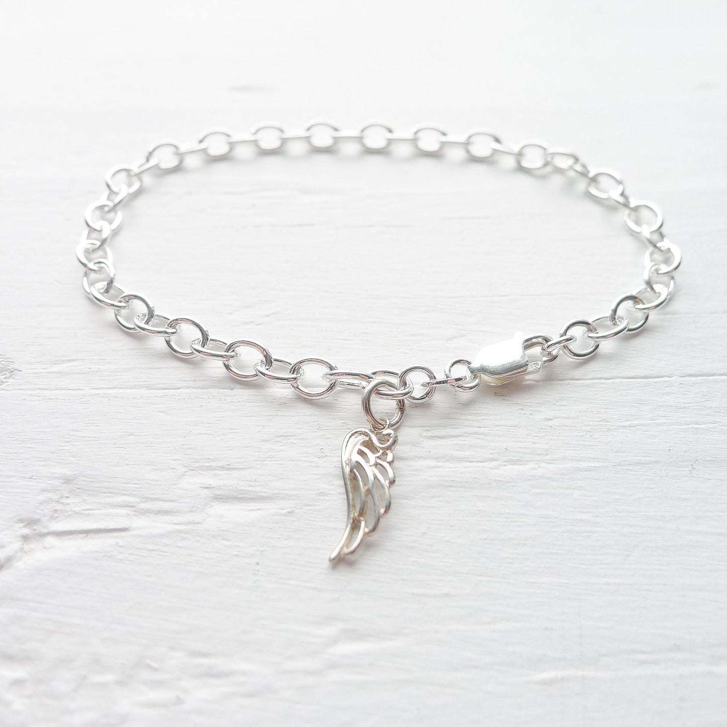 Charm Bracelet Chain Sterling Silver