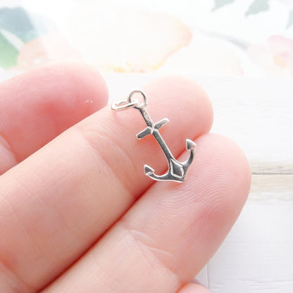 Anchor Charm Sterling Silver