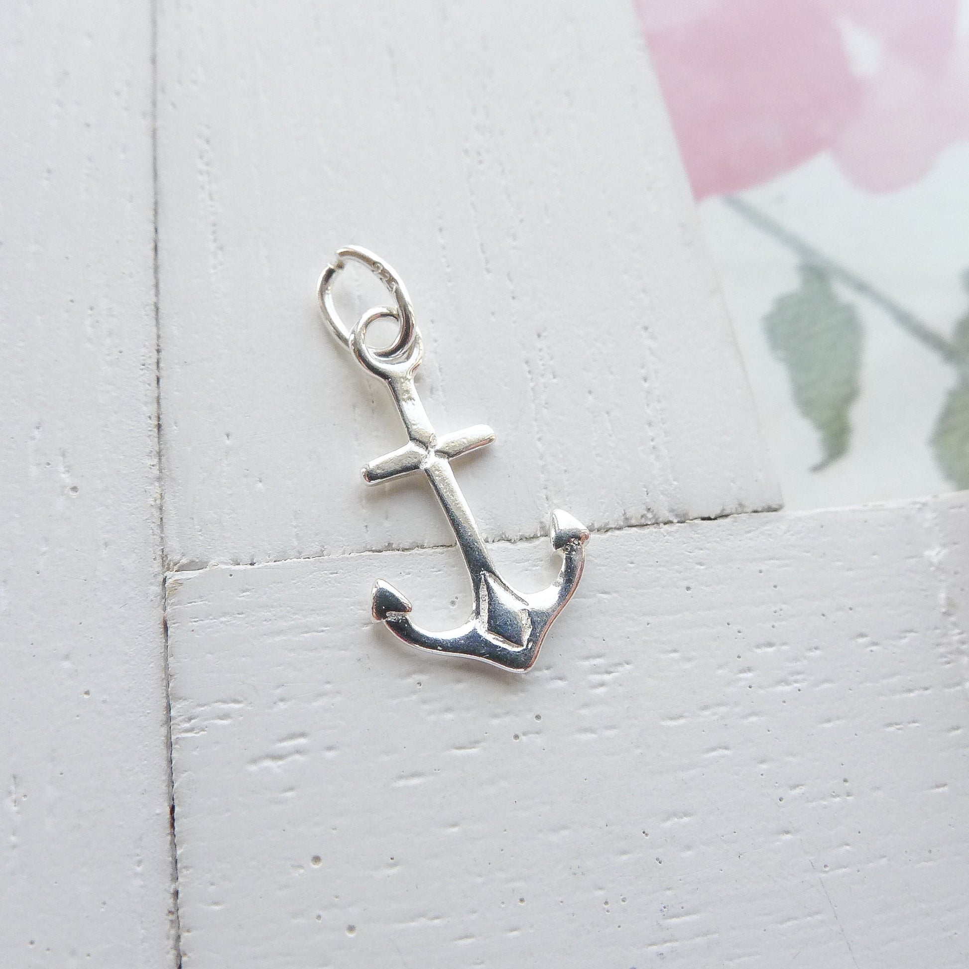 Anchor Charm Sterling Silver Yacht Club Boat Pendant Ocean Gift