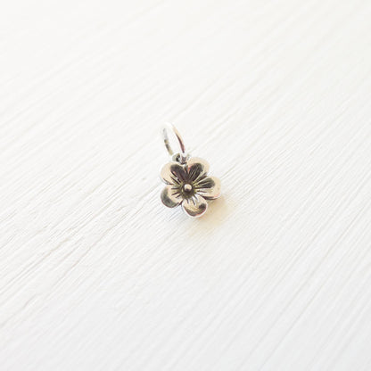 Cherry Blossom Charm Sterling Silver