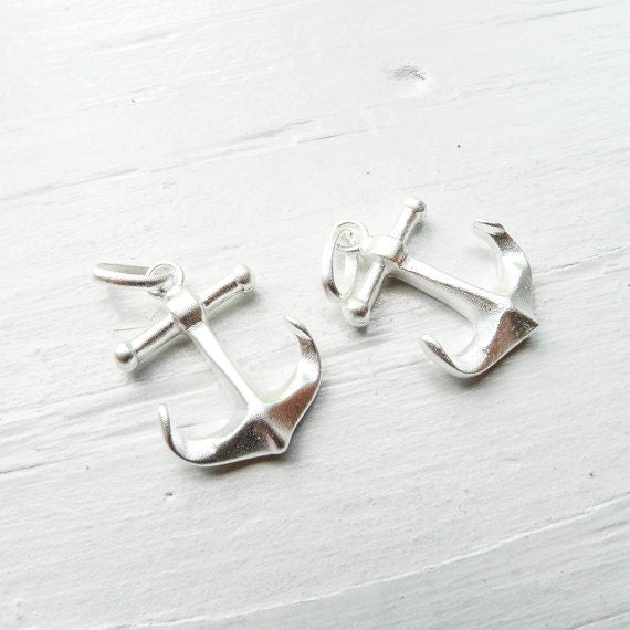 Anchor Pendant Sterling Silver Large