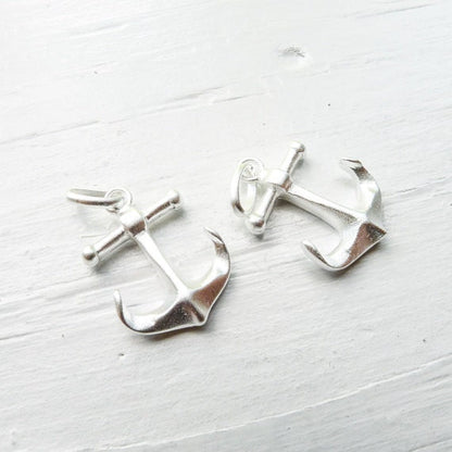 Anchor Pendant Sterling Silver Large