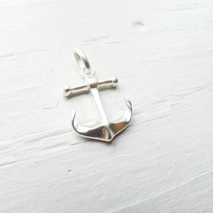 Anchor Pendant Sterling Silver Large