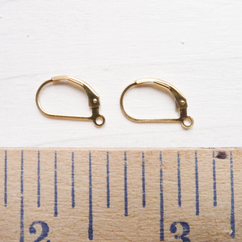 Gold Filled Leverback Ear Hooks Lever back Earring Findings